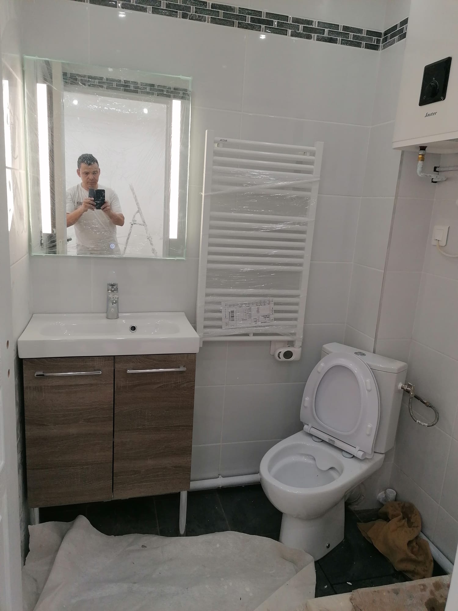 Rendu final de la rénovation d'appartement à Paris 8e